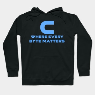 C Where Every Byte Matters Programming Hoodie